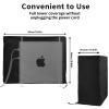 CaSZLUTION Computer CPU Dust Cover for Mid-Tower PC Case, Antistatic Water Resistant Desktop Host Protector Sleeve with Adjustable Elastic Cord - 10.0W x 19.6H x 24.8D Inch view 4