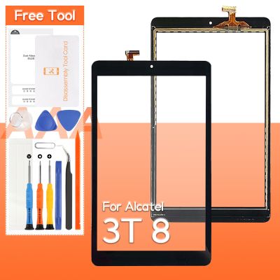 THIRDPOLE for Alcatel 3T 2020/Joy Tab2 8.0 inch Touch Screen Panel Digitizer 9032X 9032Z 9032X Screen Replacement Full Assembly Repair Kits