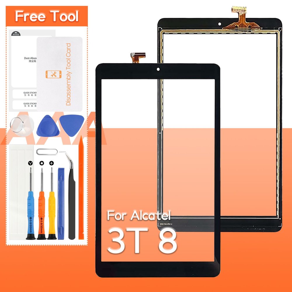 THIRDPOLE for Alcatel 3T 2020/Joy Tab2 8.0 inch Touch Screen Panel Digitizer 9032X 9032Z 9032X Screen Replacement Full Assembly Repair Kits