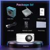 Mini Portable Projector 1080P Full HD Portable Projector Home Projector for Smartphone Tablets, for Kids Child Gift, Support Mobile Power (White) view 4