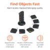 Amazon Basics Key Finder, Wallet, Pet, Phone, Item Locator - 6 Smart Trackers, 1 Remote, 100 ft (30 m) Range, up to 80dB alarm via RF signals. No phone, mobile app or WiFi required view 2
