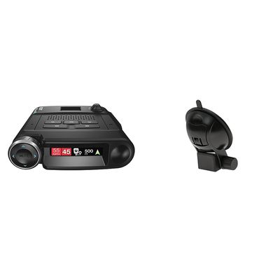 Escort MAXcam 360c Laser Radar Detector and Dash Camera - Great Range, 360 Protection, Shared Alerts & EZ Mag Mount - StickyCup Silicon Suction Cup (Black) for Escort Models IX, IXC