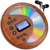 KLIM Discover Wood + Portable CD Player Walkman with Long-Lasting Battery + New + with Headphones + Radio FM + MP3 CD Player Portable + SD Card, FM Transmitter, Bluetooth + Ideal for Cars view 1