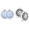 Pyle Marine Speakers - 4 Inch and 6.5 Inch 2 Way Waterproof and Weather Resistant Outdoor Audio Stereo Sound System (White) view 1