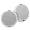 Pyle 6.5 Inch Dual Marine Speakers - 2 Way Waterproof and Weather Resistant Outdoor Stereo Sound System Bundle with 400 Watt 4 Channel Micro Amplifier view 2