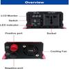1000W 1600W 2200W 3000W Pure Sine Wave Inverter 12V/24V DC to AC 110V120V Car Converter Power Inverter with LCD Display and Cooling Fans for Car RV Solar Panel (12Vto220V,3000W) view 2