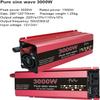 1000W 1600W 2200W 3000W Pure Sine Wave Inverter 12V/24V DC to AC 110V120V Car Converter Power Inverter with LCD Display and Cooling Fans for Car RV Solar Panel (12Vto220V,3000W) view 3