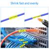 KCMYTONER 6 Pack Compatible for Brother P-Touch HSe-621 HSe621 HS-621 HS621 AHS-621 8.8mm Yellow TZe Heat Shrink Tube Label Tape for PT-E500 PT-E300 PT-H300 PT-E550W PT-P750WVP 3/8 inch x 4.9 feet view 4