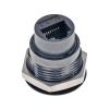 HangTon 5pack RJ45 Coupler Panel Socket Waterproof Connector Bulkhead Feed Through, Cat6 Ethernet Network, Circular Inline Cable Female to Female Extension view 3