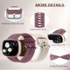 Minyee 2 Packs Floral Engraved Band Compatible with Fitbit Versa 4/Versa 3/Sense 2/Sense Band Women, Cute Silicone Dandelion Sunflower Design Soft Sport Fancy Summer Strap for Sense 2 view 3