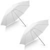 [2 Pack] Photography Umbrella Diffuser Kit,43"/110cm White Translucent Soft Umbrella Diffuser for Studio/Outdoor Photo and Video Lighting Accessories (2 * 43" White) view 1