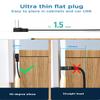 2PCS 90 Degree USB2.0 Extension Cable Flat Right Angle USB Male to Female Adapter, Soft 4Inch-10CM USB Cable UP Angle + Down Angle on Each, for Car Carplay view 4