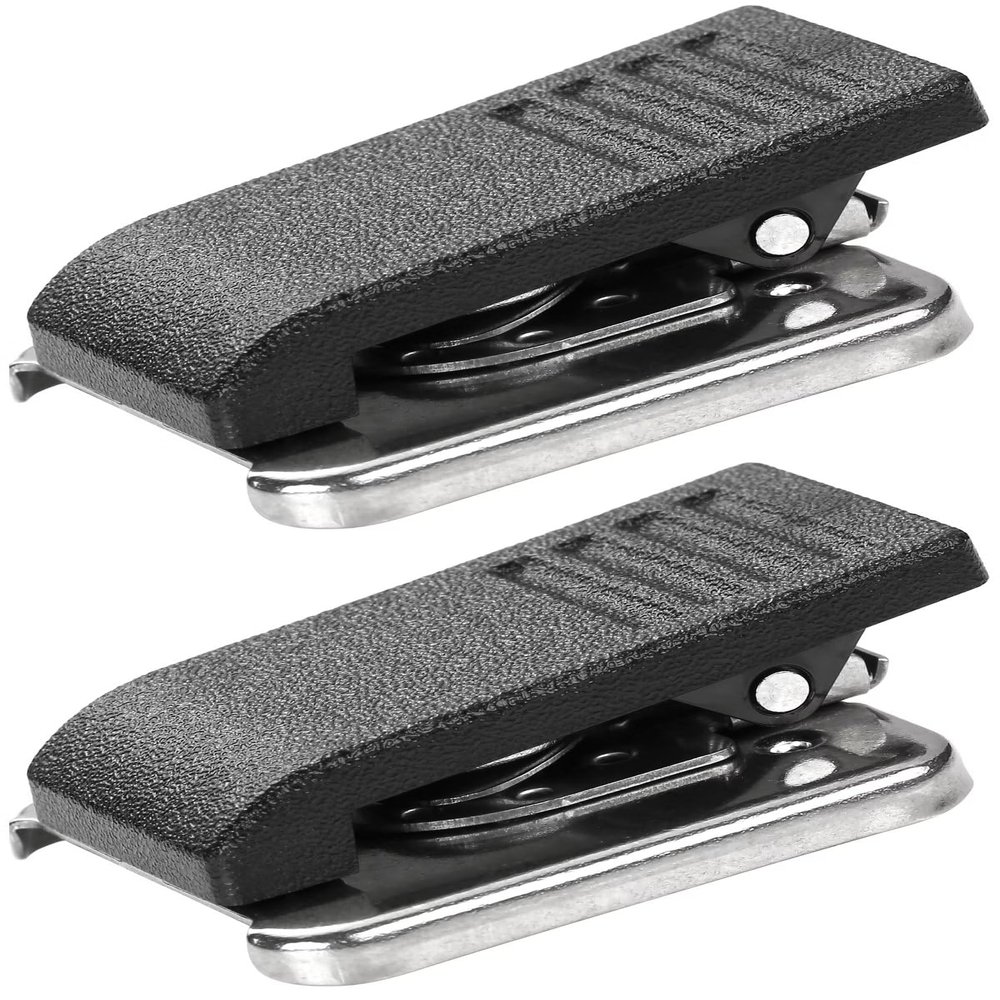 commountain Speaker Mic Clip Compatible for Motorola Mic PMMN4025 PMMN4025A PMMN4050A PMMN4062A PMMN4045B PMMN4051 PMMN4013 PMMN4013A PMMN4029A PMMN4071A PMMN4073 Mics 4205823V01-2 Pack