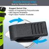 commountain Speaker Mic Clip Compatible for Motorola Mic PMMN4025 PMMN4025A PMMN4050A PMMN4062A PMMN4045B PMMN4051 PMMN4013 PMMN4013A PMMN4029A PMMN4071A PMMN4073 Mics 4205823V01-2 Pack view 4