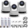 PTZOptics 3 x Move SE SDI/HDMI/USB/IP PTZ Camera with 20x Optical Zoom (White) (PT20X-SE-WH-G3) view 1