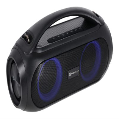 Rockville GO Party MAX BASS Large 70W Portable LED Bluetooth Speaker, Deep Bass, Wireless Link, IPX5 Water Resistant, for Parties and Outdoor Events