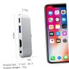 MERRYHAPY USB- Adapter with Pd Charging USB Headphone Jack for Laptops Compact Design High-Speed Data Transfer Silver view 3