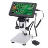 1080P Digital Jewelry Microscope - 7 Inch FHD LCD Display, 2000x Magnification Zoom, Soldering Microscope for Biological Observation and Watch Repair, 12MP Camera, LED Lights view 1