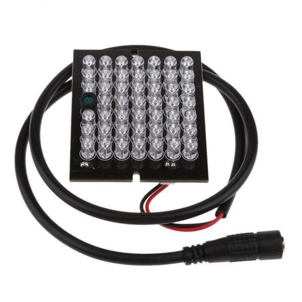 2X 940nm 48 LED Array Board IR with IR Range Up to 30m Camera Modules, Power DC 12V