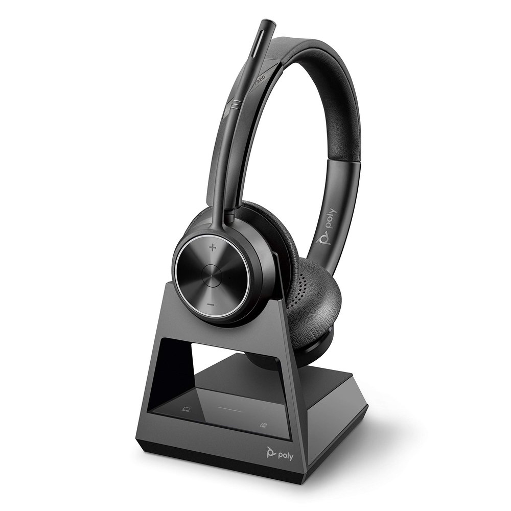 Poly Savi 7320 Ultra-Secure Wireless DECT Headset System (Renewed)