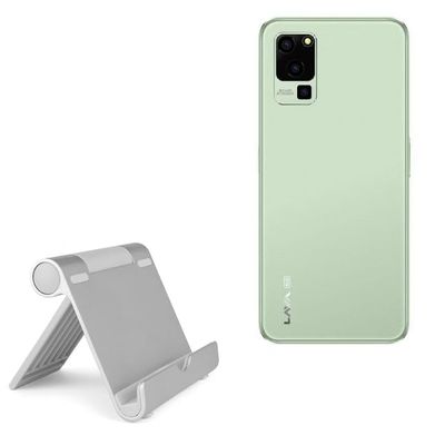 BoxWave Stand and Mount Compatible with Lava Blaze 1X - VersaView Aluminum Stand, Portable, Multi Angle Viewing Sturdy