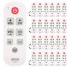[25 Pack] Anderic Easy Big Button Universal TV Remote Control. Easy to Use, Learning, Glow Keys - Television & Cable Box Controller, Perfect for Assisted Living Elderly Care - White - RR1004 view 1