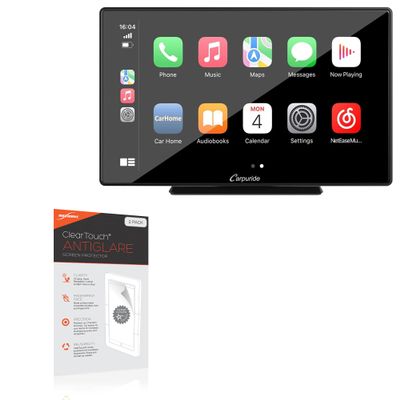 BoxWave Screen Protector Compatible with Carpuride W901 (2023 9 in) - ClearTouch Anti-Glare (2-Pack), Anti-Fingerprint Matte Film Skin