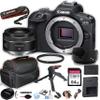Canon EOS R100 Mirrorless Camera with 50mm Prime Lens + 64GB Memory Card, Case, Hood, Grip-Pod, Filter Professional Photo Bundle (Renewed) view 1