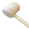 One Side Bat Mallet for Cricket Bat Knocking with Made in Ash Wood by Naqqash Sports view 4