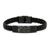 Radio Operator Religious gifts, Radio Operator Braided Leather Bracelet Radio Operator You are loved, you are chosen Romans 3:24, Radio Operator Inspirational Faith Christian Bible Verse Baptism view 1