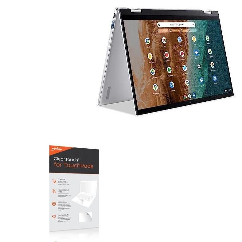 BoxWave Touchpad Protector Compatible with Acer Chromebook Enterprise Spin 514 (CP514-2H) - ClearTouch for Touchpad (2-Pack), Pad Protector Shield Cover Film Skin