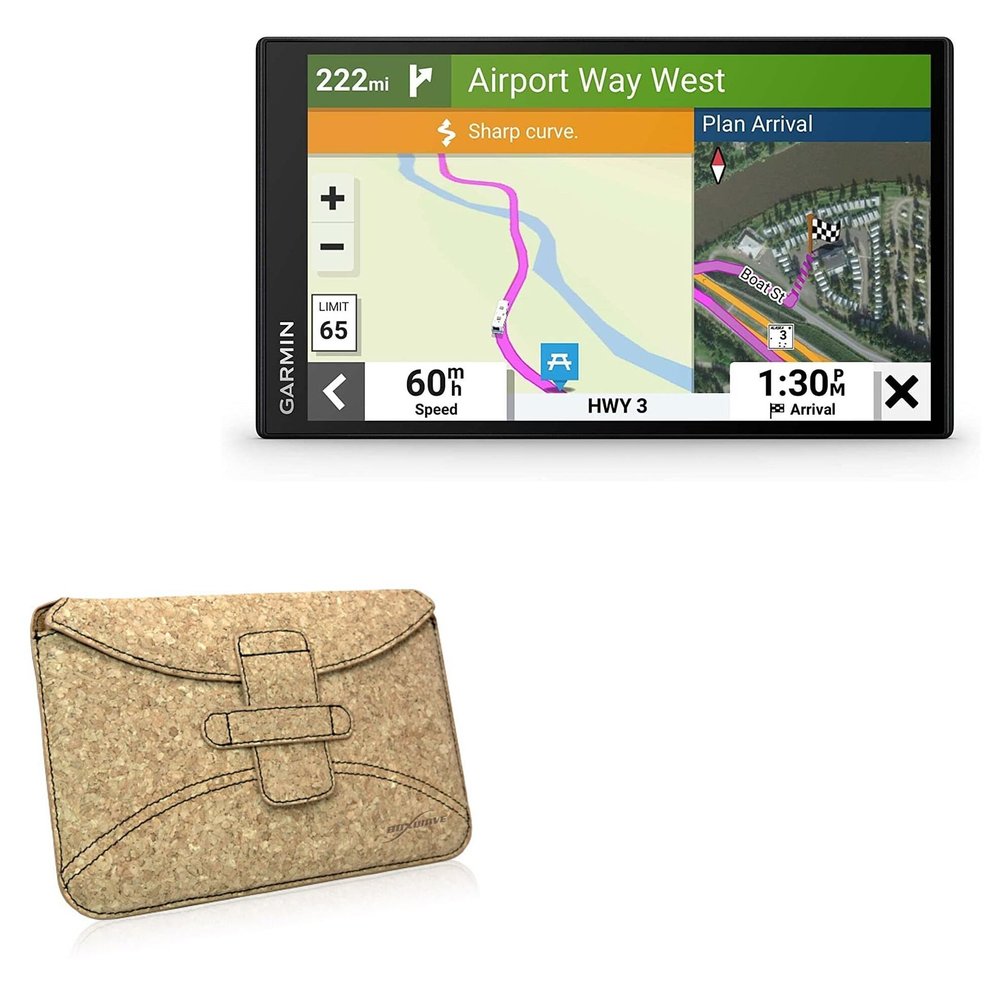 BoxWave Case Compatible with Garmin RV 795 - Quorky Pouch, Durable, Lightweight Cork Envelope Sleeve Cover for Garmin RV 795