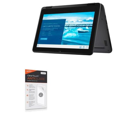 BoxWave Screen Protector Compatible with Dell Chromebook 3110 2-in-1 - ClearTouch Anti-Glare (2-Pack), Anti-Fingerprint Matte Film Skin