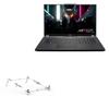 BoxWave Stand and Mount Compatible with AORUS 17H (2023) - Pocket Aluminum Stand 3-in-1, Portable Multi Angle Viewing Riser - Metallic Silver view 1