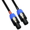CESS-276-6f Braided-Type Pin Banana Plug to Speakon Speaker Cable, Secure Contact with Spring Clips, Super Soft Silicone 12 Gauge Wires (6 Feet) view 3