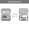 MOSISO Electronic Organizer Travel Case Compatible with MacBook Power Adapter, Compatible with Magic Mouse & Pencil, SD Card, USB Flash Disk with 4 Modular Insert & 2 Cable Tie & Snap Hook, Green view 2