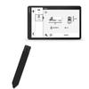 BoxWave Stylus Pouch Compatible with Garmin dezl OTR810 (8 in) - Stylus PortaPouch, Pen Stylii Holder Carrier Portable Self-Adhesive - Jet Black view 1