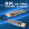100FT 8K Fiber Optic HDMI Cable (48Gbps, in-Wall CL3 Rated, eARC, 8K 60Hz, 4K 144Hz, HDCP 2.3, HDR10+) Ultra High Speed HDMI AOC 2.1 Cable - for Gaming, VR, HDTV, Monitor, PC view 3