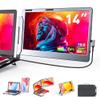 F2 Triple Portable Monitor Extender Aluminum Alloy Dual 14'' Display Multi-angle FHD 1080P IPS Type-C/Mini HDMI Laptop Screen Extender Compatible with Windows/MAC/Chrome/Linux (F1-JJSZ-01) view 1