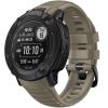 NotoCity Band for Garmin Instinct 2X Solar, Instinct 2X Soft 26MM Silicone Replacement Watch Strap(Brown) view 2