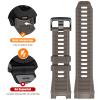 NotoCity Band for Garmin Instinct 2X Solar, Instinct 2X Soft 26MM Silicone Replacement Watch Strap(Brown) view 3