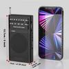 Goodes AM FM Radio Portable for Home Outdoor, Transistor Radio 2AA Battery Operated with Long Range Reception, Loud Speaker, Transistor Antenna, Earphone Jack, Small Gifts for Seniors Elderly-Black view 2