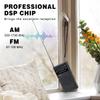 Goodes AM FM Radio Portable for Home Outdoor, Transistor Radio 2AA Battery Operated with Long Range Reception, Loud Speaker, Transistor Antenna, Earphone Jack, Small Gifts for Seniors Elderly-Black view 4