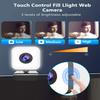 DUOLZ 1080P Webcam with Microphone, Full HD Web Cam for PC/MAC/Laptop/Desktop, Plug and Play USB Web Camera,Streaming Webcam for YouTube,Skype,Zoom,Xbox One Video Calling,Studying and Conference view 3