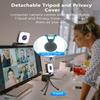 DUOLZ 1080P Webcam with Microphone, Full HD Web Cam for PC/MAC/Laptop/Desktop, Plug and Play USB Web Camera,Streaming Webcam for YouTube,Skype,Zoom,Xbox One Video Calling,Studying and Conference view 4