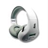 THINGS AUDIO Portable Personal FM Radio Headphones, White & Gray view 1