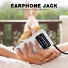 Goodes AM FM Radio Portable for Home Outdoor, Transistor Radio 2AA Battery Operated with Long Range Reception, Loud Speaker, Transistor Antenna, Earphone Jack, Small Gifts for Seniors Elderly-White view 3