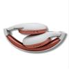 THINGS AUDIO Portable Personal FM Radio Headphones, White & Rose Gold view 3