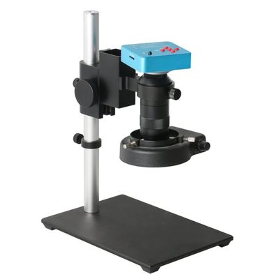 VAKUUM Lab Microscope Slides 2K 48MP 1080P USB Digital Microscope Camera C Mount Industrial Microscope Parts (Color : A Set 100X)