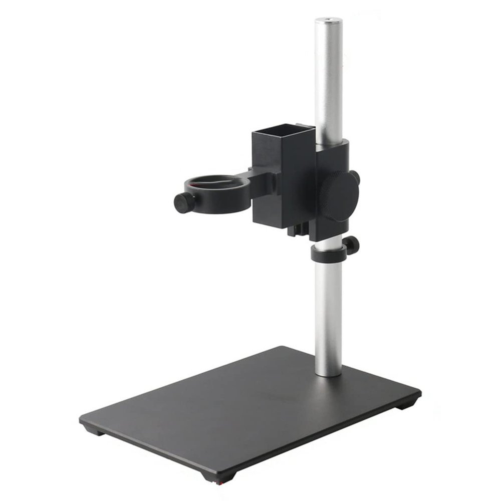 VAKUUM Lab Microscope Slides 2K 48MP 1080P USB Digital Microscope Camera C Mount Industrial Microscope Parts (Color : A Stand)